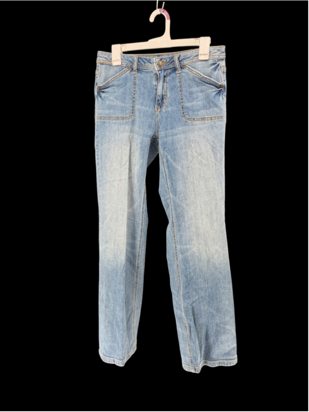Women's Cache Straight Leg Jeans Size 8 Blue